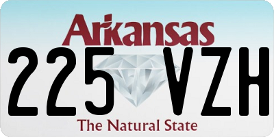 AR license plate 225VZH
