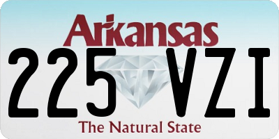 AR license plate 225VZI