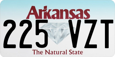 AR license plate 225VZT