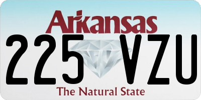 AR license plate 225VZU