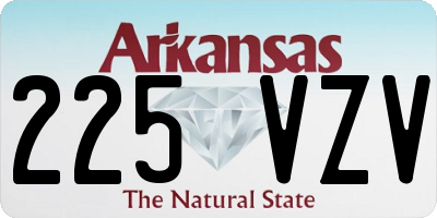 AR license plate 225VZV
