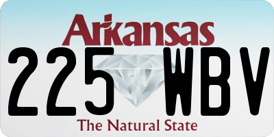 AR license plate 225WBV