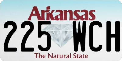 AR license plate 225WCH