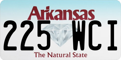 AR license plate 225WCI