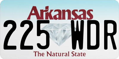 AR license plate 225WDR