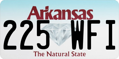 AR license plate 225WFI