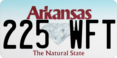 AR license plate 225WFT
