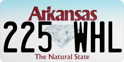AR license plate 225WHL