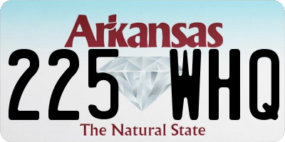 AR license plate 225WHQ