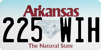 AR license plate 225WIH