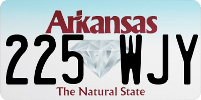 AR license plate 225WJY
