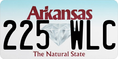 AR license plate 225WLC