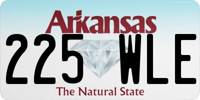 AR license plate 225WLE