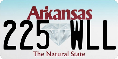 AR license plate 225WLL