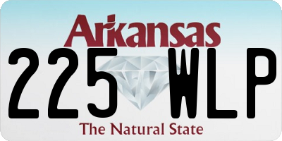 AR license plate 225WLP