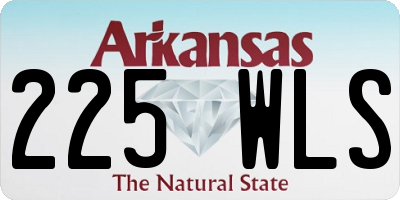 AR license plate 225WLS