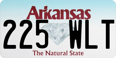 AR license plate 225WLT