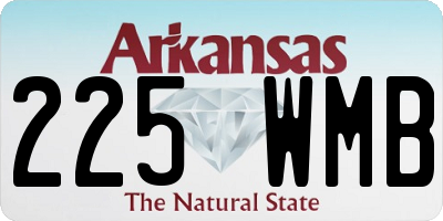 AR license plate 225WMB