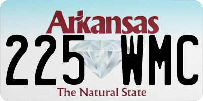 AR license plate 225WMC
