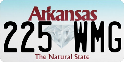 AR license plate 225WMG