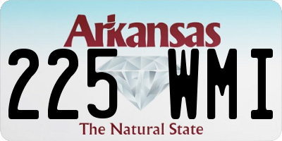 AR license plate 225WMI