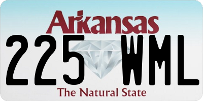 AR license plate 225WML