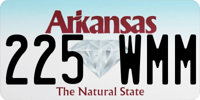 AR license plate 225WMM