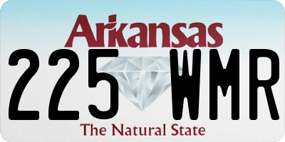 AR license plate 225WMR