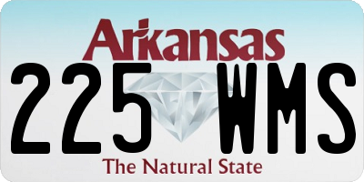 AR license plate 225WMS