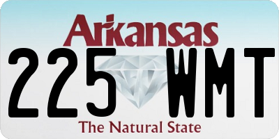 AR license plate 225WMT