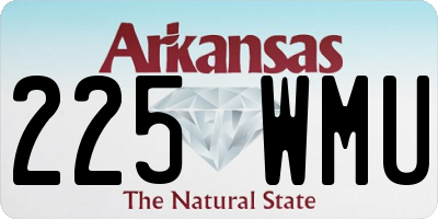 AR license plate 225WMU