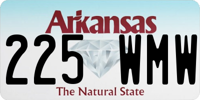 AR license plate 225WMW