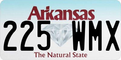AR license plate 225WMX