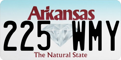 AR license plate 225WMY