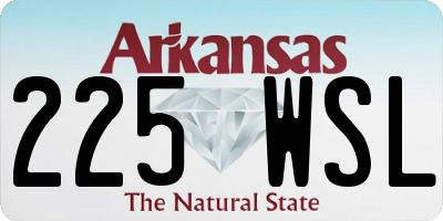 AR license plate 225WSL