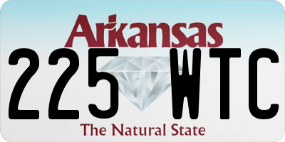 AR license plate 225WTC