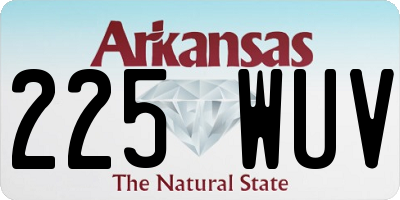 AR license plate 225WUV