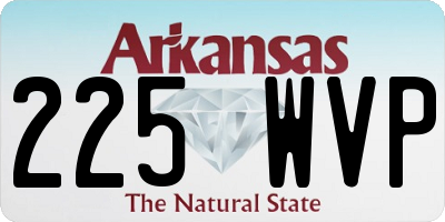 AR license plate 225WVP