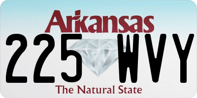 AR license plate 225WVY