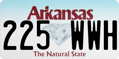 AR license plate 225WWH