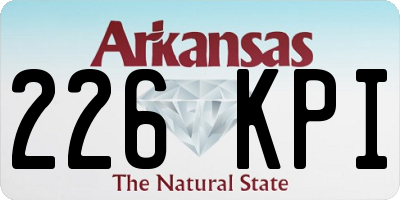 AR license plate 226KPI