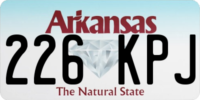 AR license plate 226KPJ