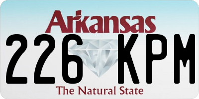 AR license plate 226KPM