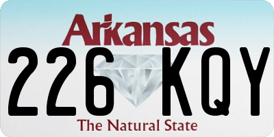 AR license plate 226KQY