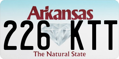 AR license plate 226KTT