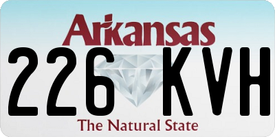 AR license plate 226KVH