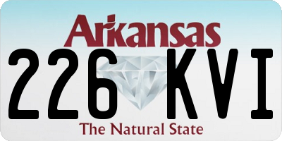 AR license plate 226KVI