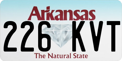 AR license plate 226KVT