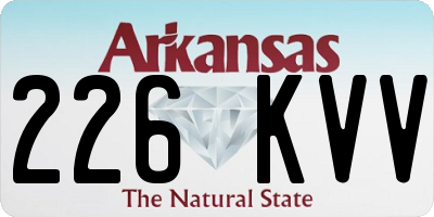 AR license plate 226KVV