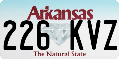 AR license plate 226KVZ